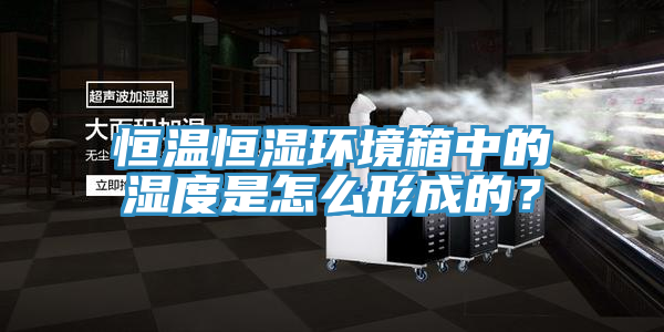 恒溫恒濕環(huán)境箱中的濕度是怎么形成的？