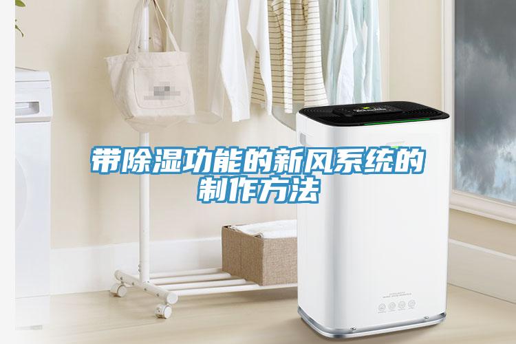 帶除濕功能的新風(fēng)系統(tǒng)的制作方法