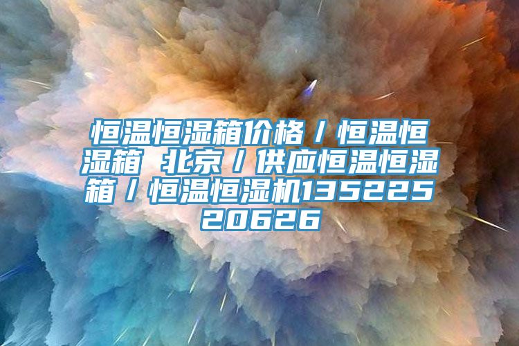 恒溫恒濕箱價(jià)格／恒溫恒濕箱 北京／供應(yīng)恒溫恒濕箱／恒溫恒濕機(jī)13522520626