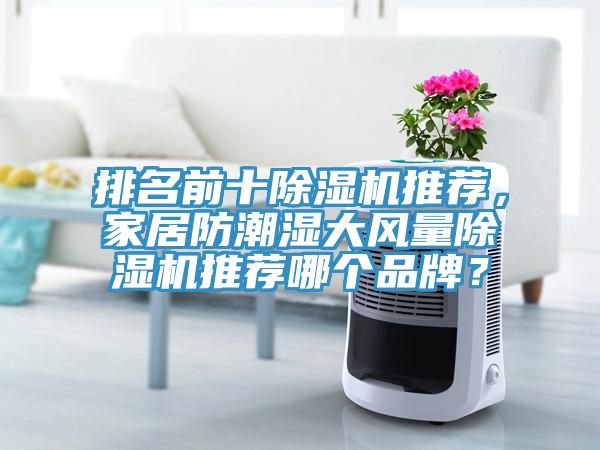 排名前十除濕機(jī)推薦，家居防潮濕大風(fēng)量除濕機(jī)推薦哪個(gè)品牌？
