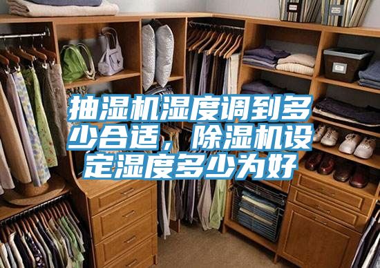 抽濕機(jī)濕度調(diào)到多少合適，除濕機(jī)設(shè)定濕度多少為好