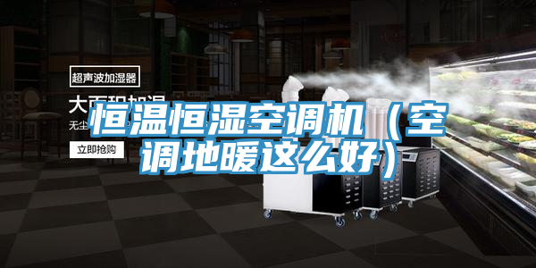 恒溫恒濕空調(diào)機(jī)（空調(diào)地暖這么好）