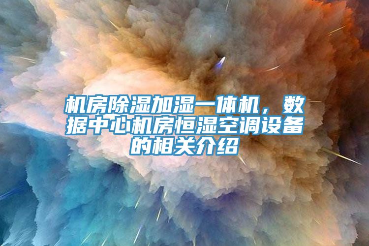 機(jī)房除濕加濕一體機(jī)，數(shù)據(jù)中心機(jī)房恒濕空調(diào)設(shè)備的相關(guān)介紹
